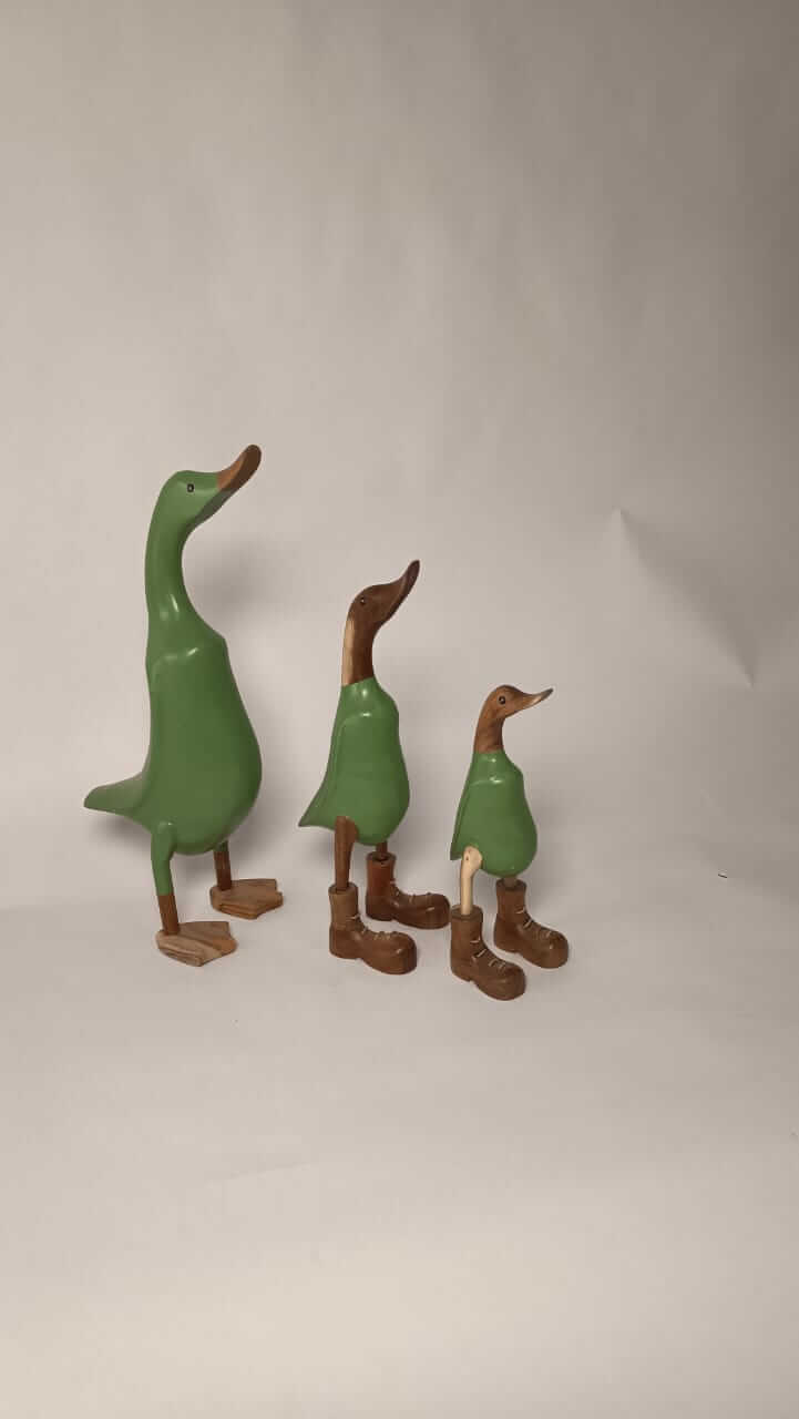 Wooden Ducks Green