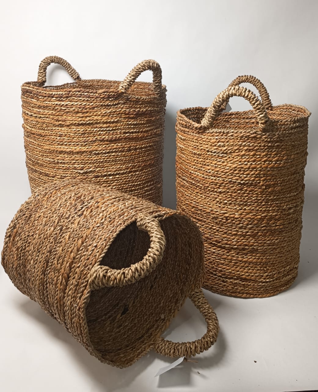 Handwoven Round Basket