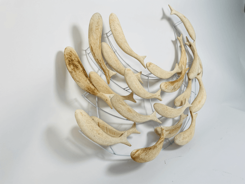 Wooden Fish Wall Decor