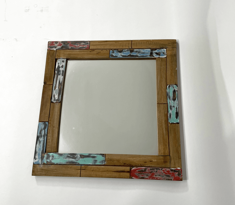 Mirror Coloured Wooden Frame