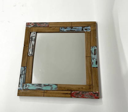 Mirror Coloured Wooden Frame