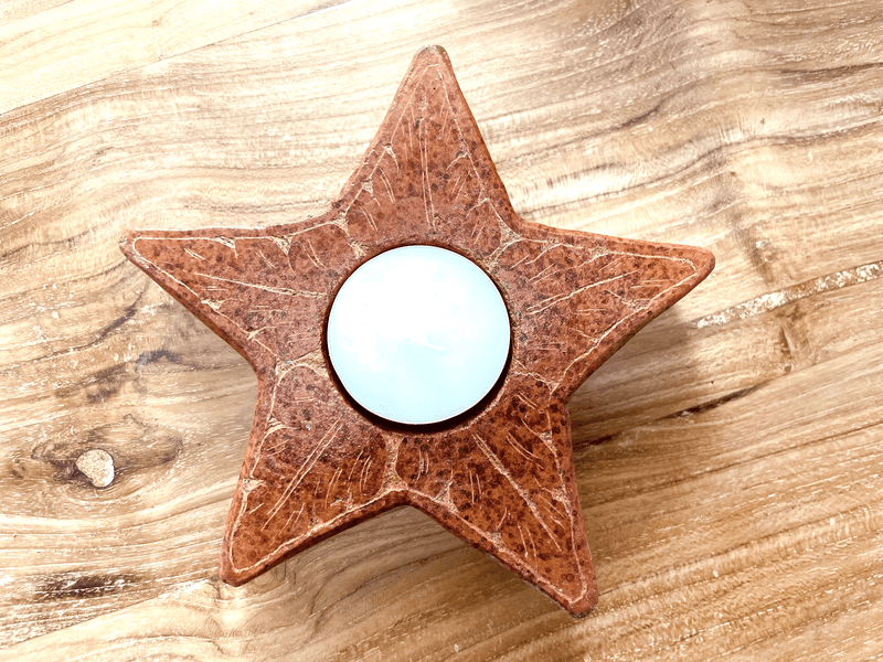 Ceramic Star Candle Holder