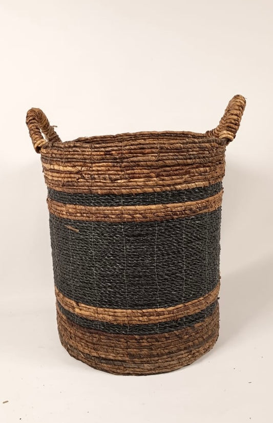 Handwoven Stripe Basket Set