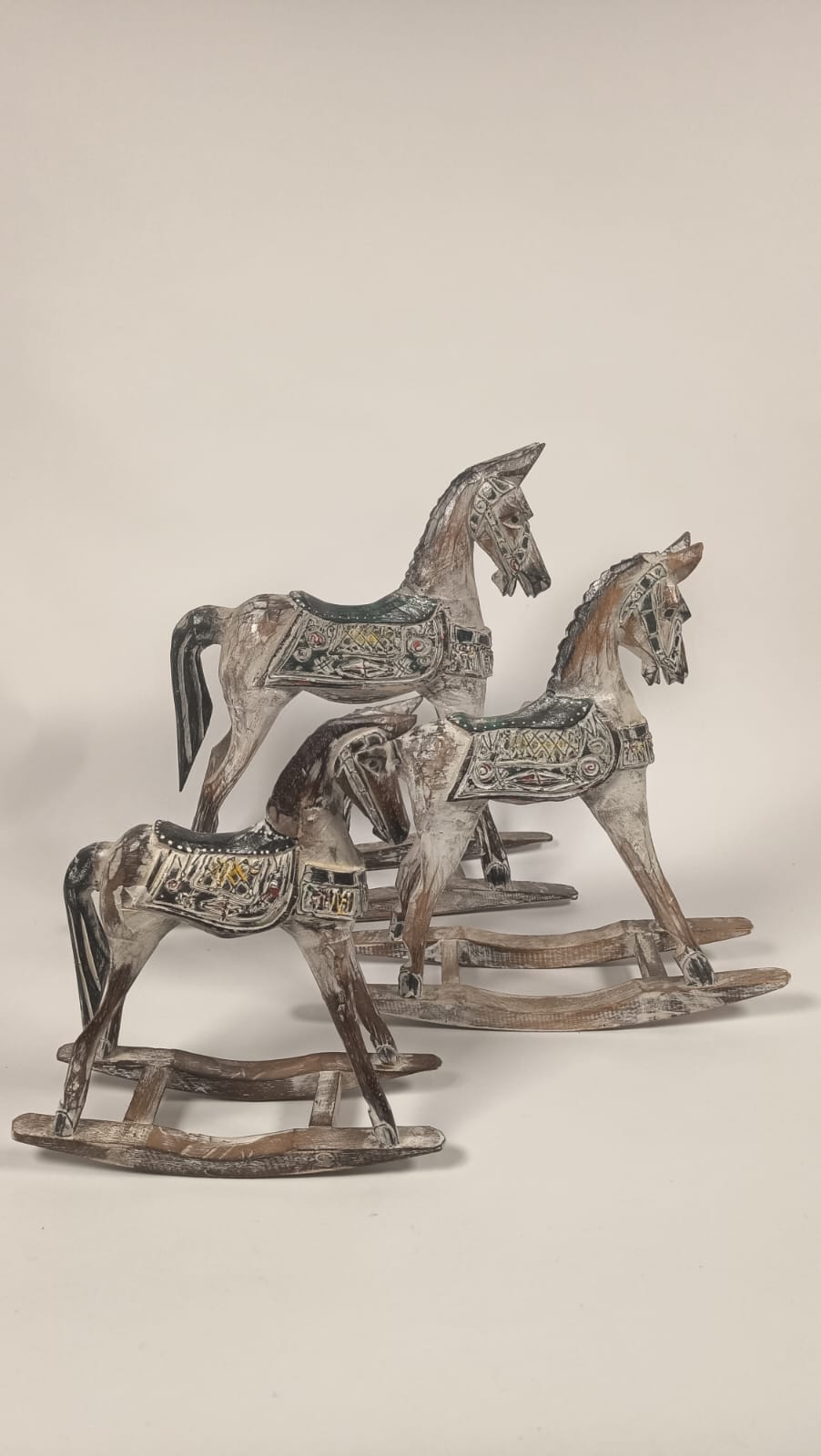 Handmade Patina Rocking Horse