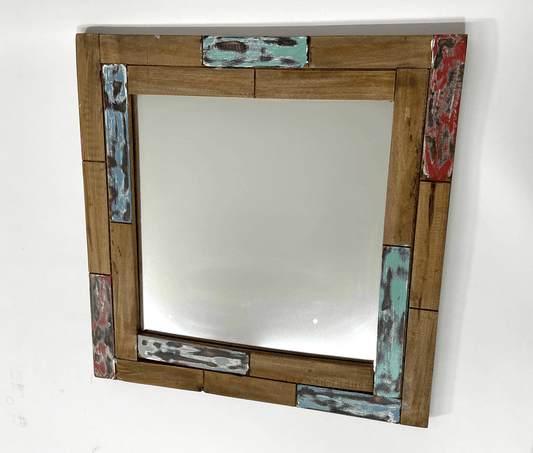 Mirror Coloured Wooden Frame