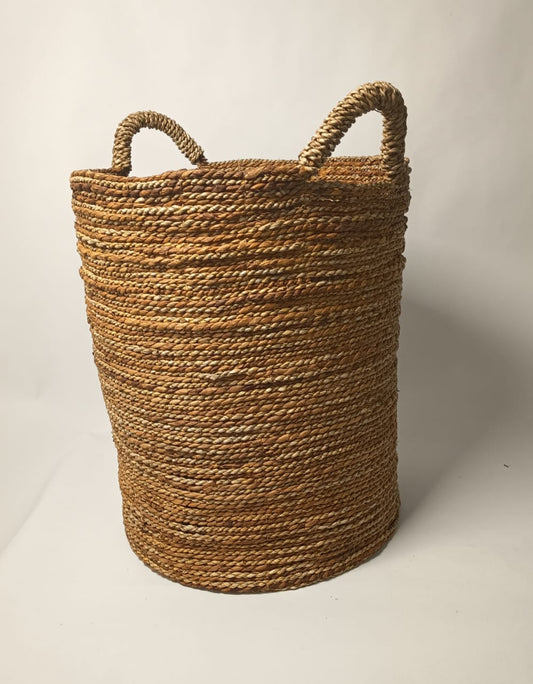 Handwoven Round Basket